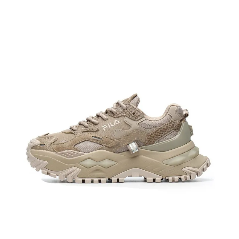 FILA FUSION Bianco Sneakers 'Brown' Women's-0