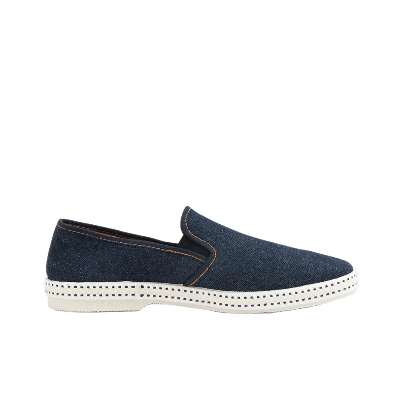 Rivieras Women's Casual Shoes Unisex Low Top Dark Denim Blue-1