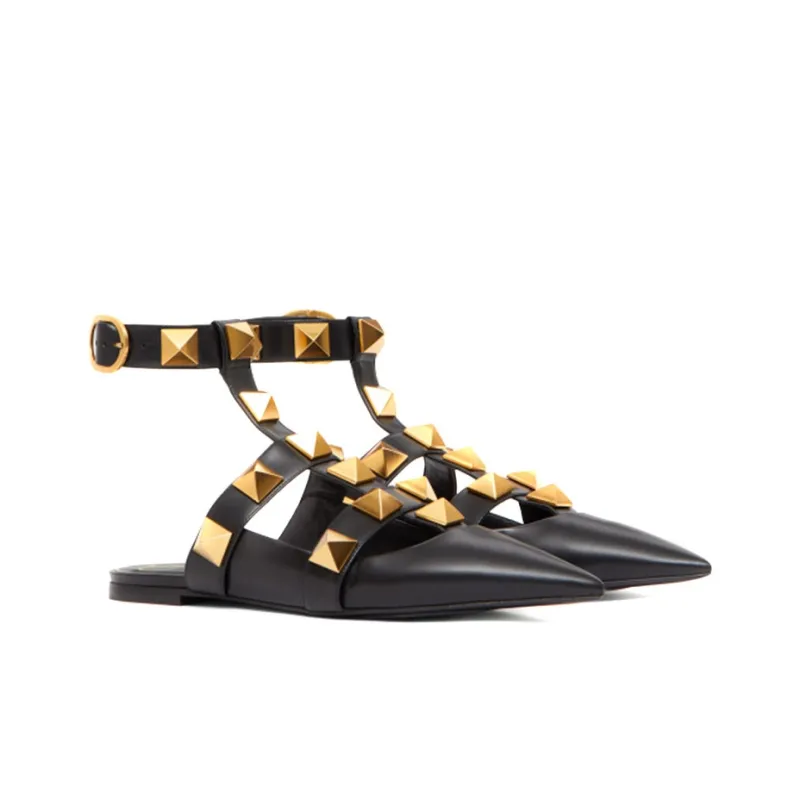 Valentino Garavani Roman Stud Ballet Flats-2