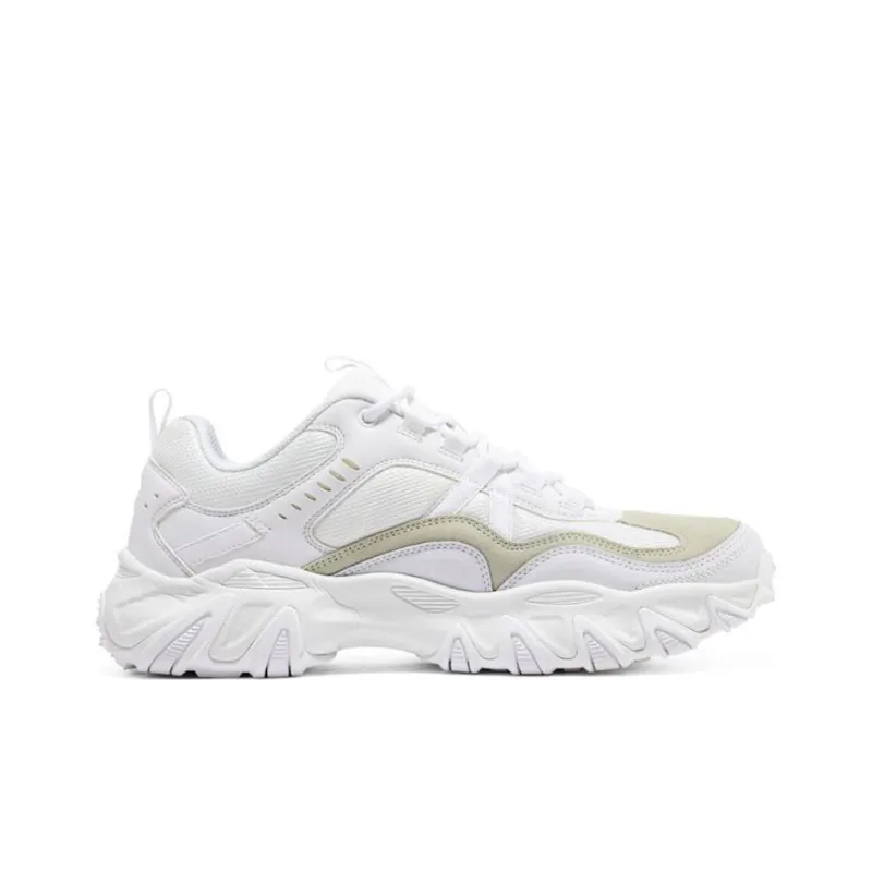 Skechers Sport Cushioning Anti Slip And Wear Resistant Support Low Top Chunky Sneakers Men's White-1