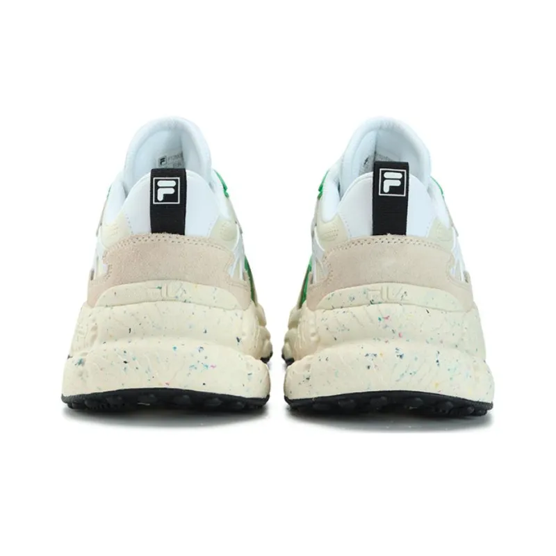FILA Fern Fern Sneakers Anti-Slip Wear-Resistant Low-Top Chunky Sneakers Men's FILA White-3
