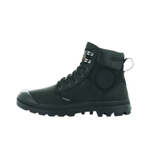 Palladium Pampa Outdoor Boots Unisex High-Top Army Green