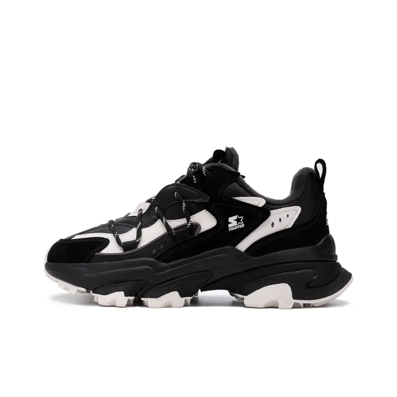 STARTER Shock Absorbers With Slip Resistant Features Low Top Chunky Sneakers Women's Black-0