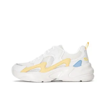 Skechers BOBS BAMINA 2 Chunky Sneakers Women's Low Top White/Yellow
