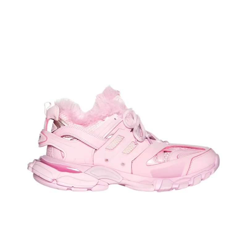 Balenciaga Track Fake Fur Pink Women's-1