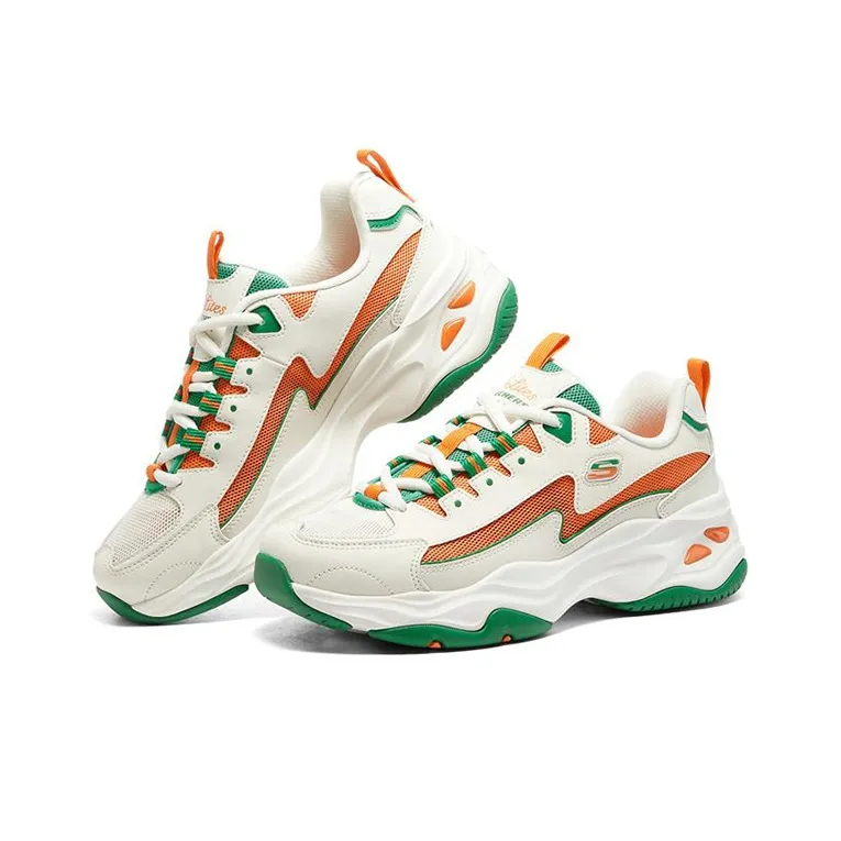 Skechers D'lites 4.0 'White Green' Women's-2