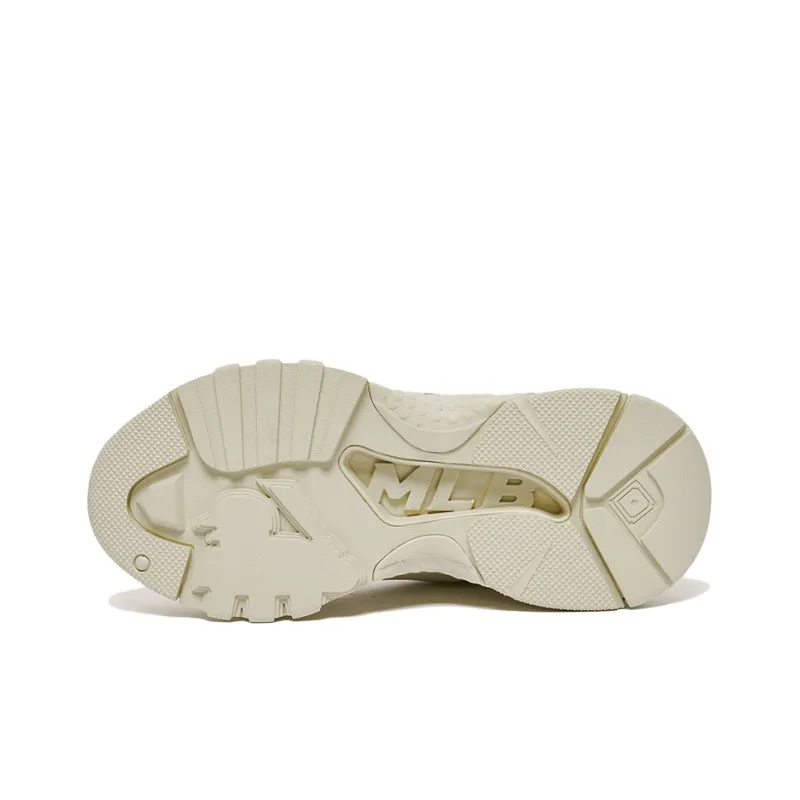 MLB Big Ball Chunky Chunky Sneakers Unisex Low Top Beige/Black-5