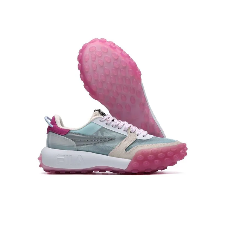 FILA Gara Cushioning Anti Slip Wear Resistant Breathability Low Top Chunky Sneakers Women's Winter Cloud-6
