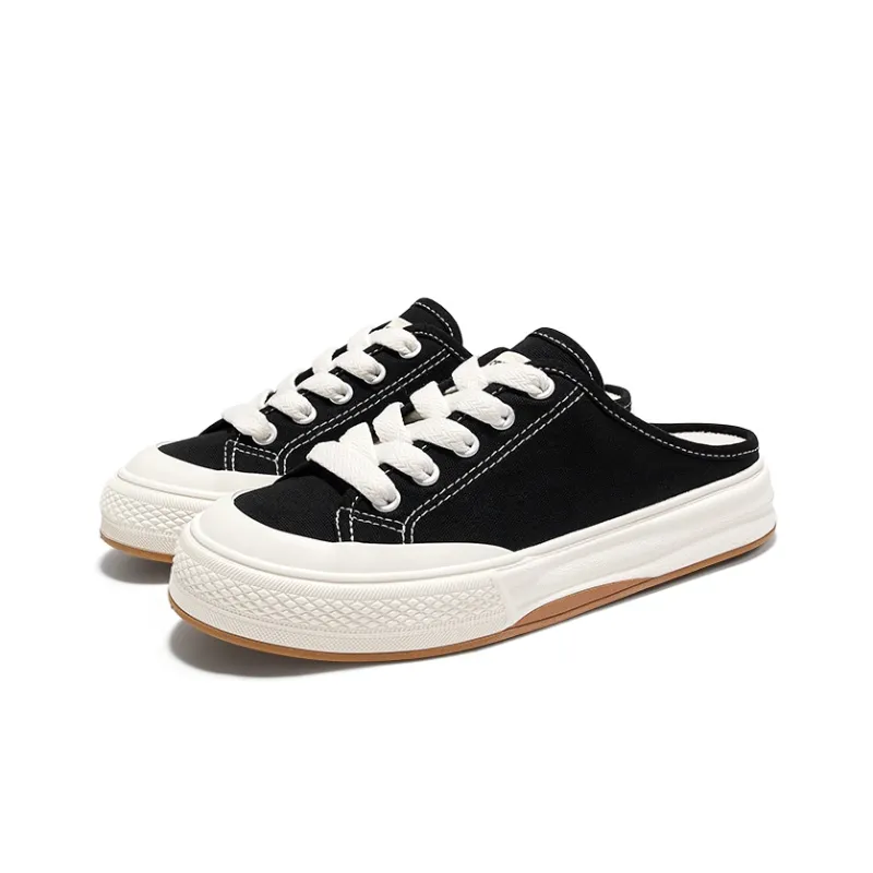 Feiyue Low-Top Canvas Shoes Women's Black-2