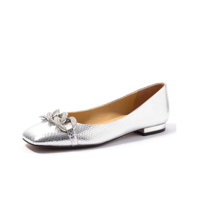 STEVE MADDEN Women's Casual Shoes Women's Low-Top Silver-1