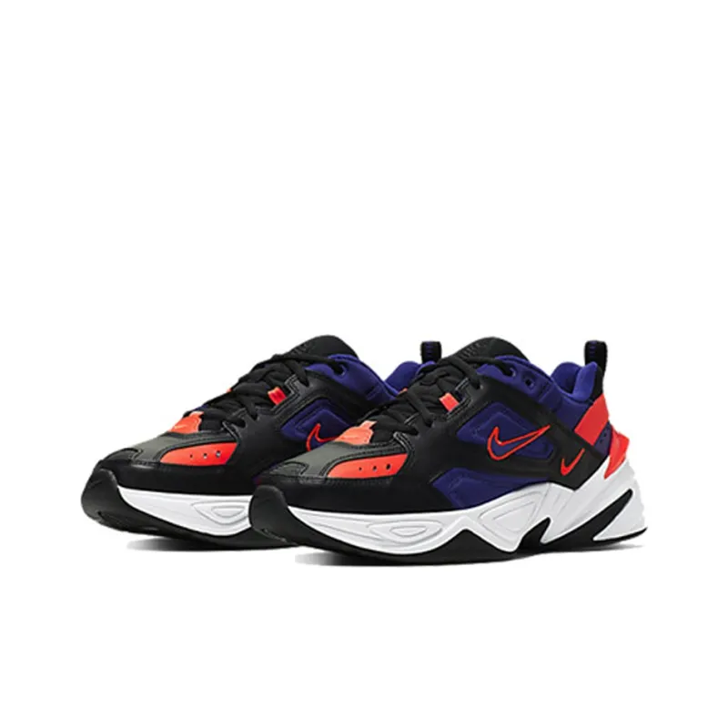 Nike M2K Tekno Black Deep Royal Blue Bright Crimson-2