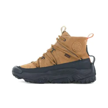 Palladium Off grid CRS NBK WP+ Waterproof And Wear resistant Short Outdoor Boots Unisex Brown