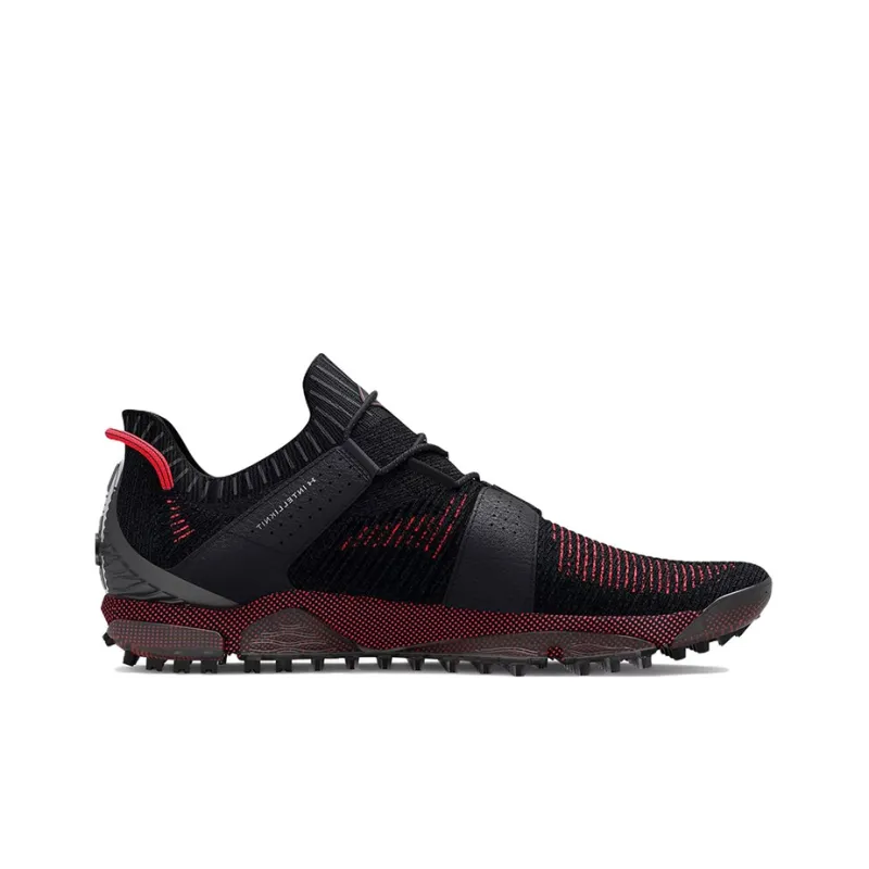 Under Armour Hovr Tour Spikeless Wide Golf Shoes 'Black Red'-1