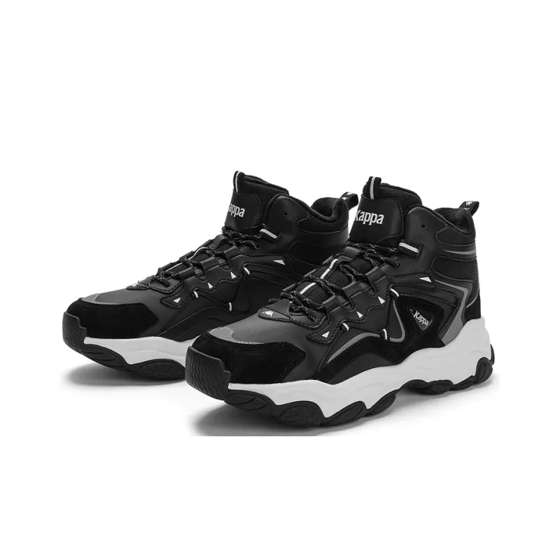 Kappa High-Top Chunky Sneakers Unisex Black-2
