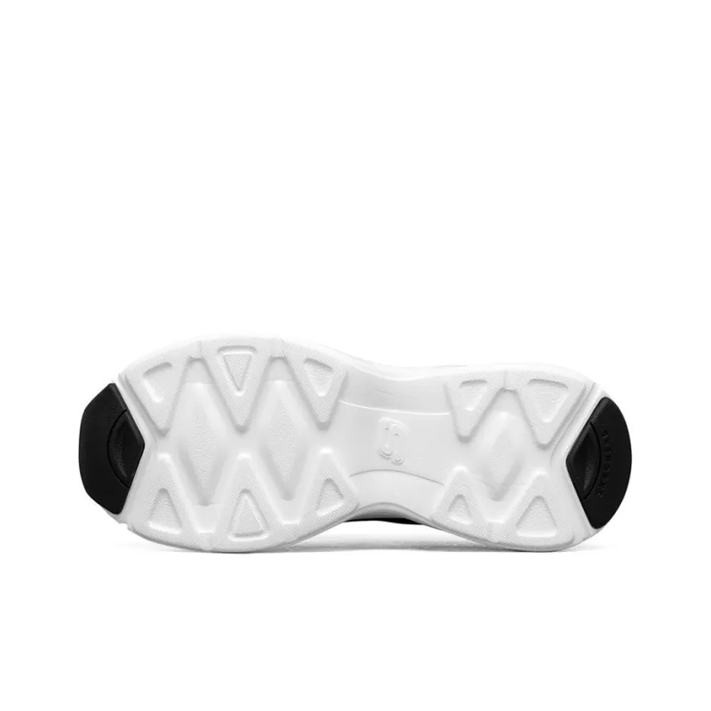 Skechers D'Lites Airy Low Top Running Shoes White/Black/Green Women's-4