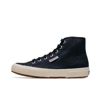 SUPERGA Canvas Shoes Unisex High-Top Navy Blue