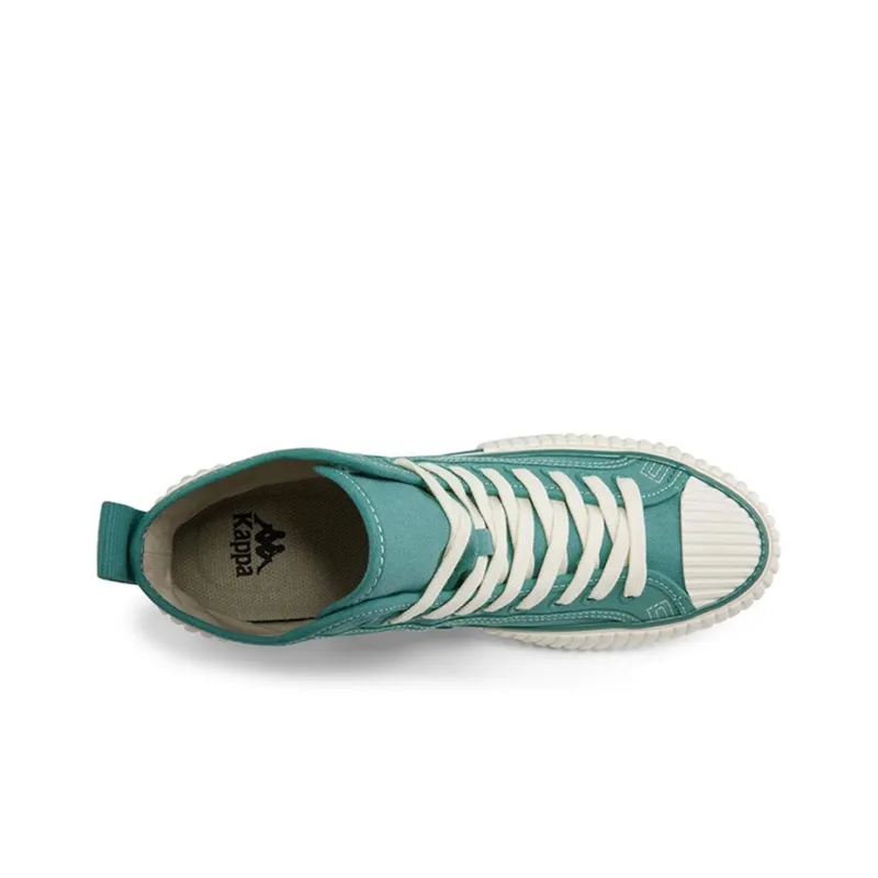 Kappa Wear resistant And Lightweight High Top Canvas Shoes Unisex Blue-3