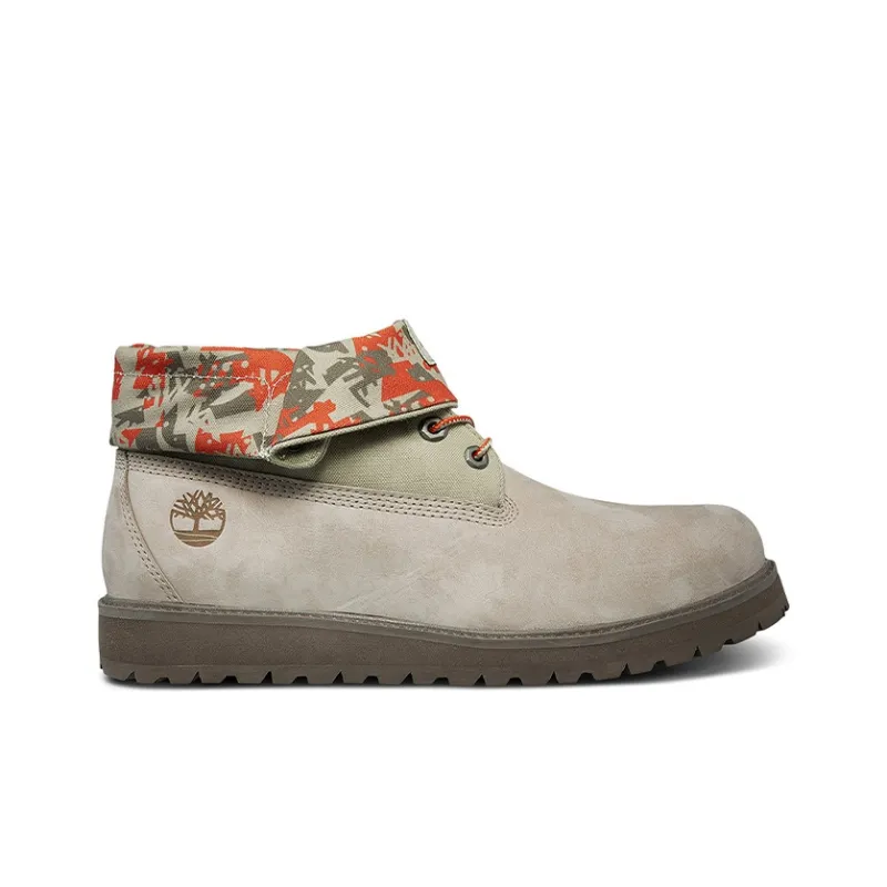 Timberland Richmont Ridge Roll Top Wide Fit Boots 'Beige Green Red Camouflage'-1