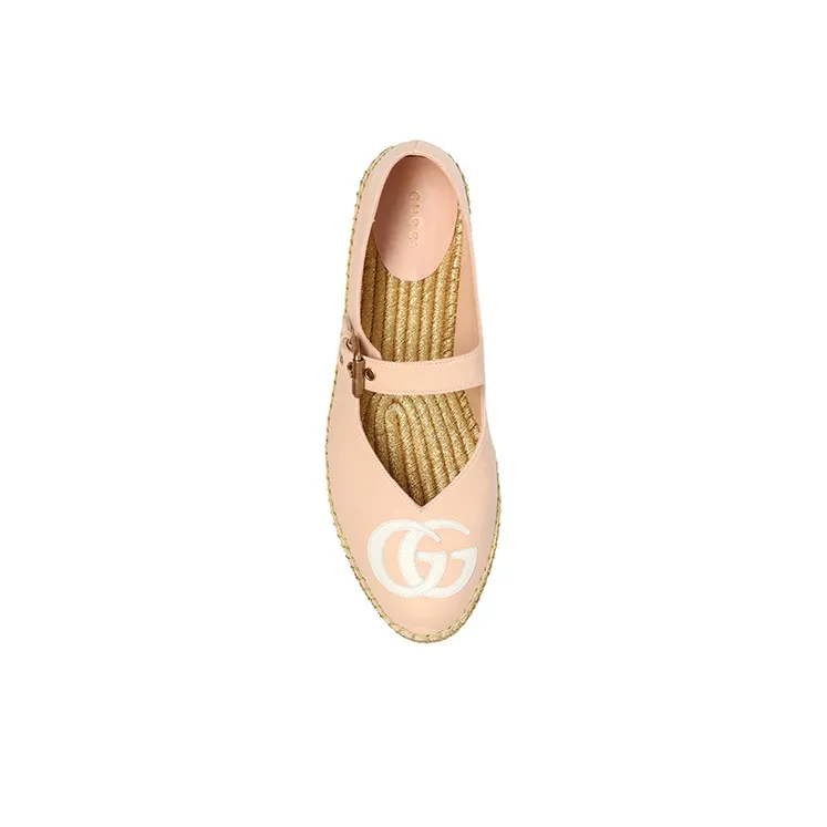 GUCCI Casual Single Shoes Women's Beige Pink-4