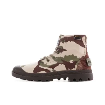 Palladium Pampa High Top Canvas Shoes Unisex Army Green