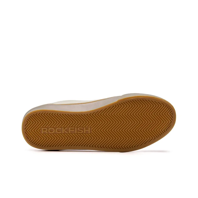Rockfish Waterproof Collection Waterproof And Breathable Coverage Low Top German Army Canvas Shoes Unisex Rice Caramel-4