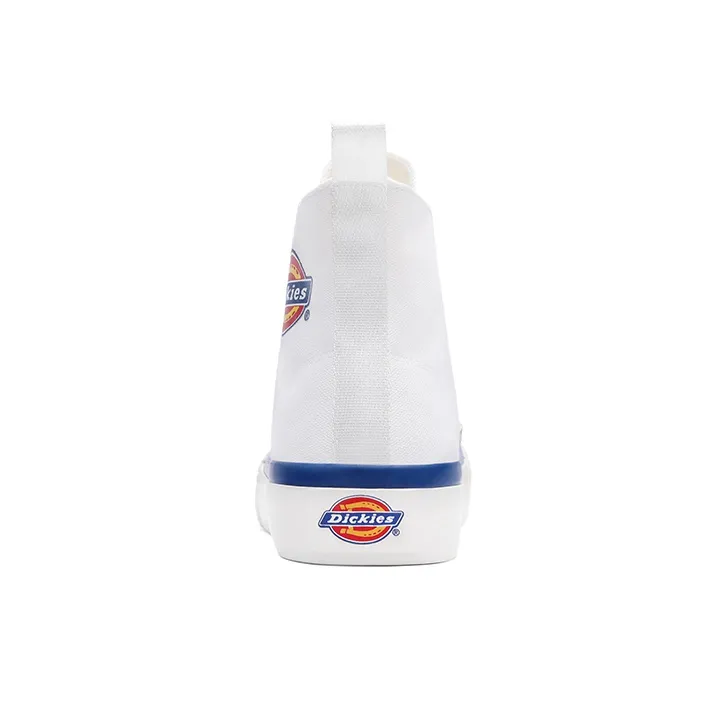 Dickies Canvas Shoes Unisex High Top White Blue-3