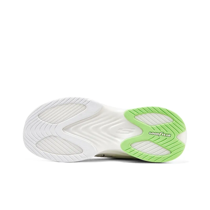 Skechers D'LITES HYPER BURST Chunky Sneakers Women's Low Top White/Lemon-5