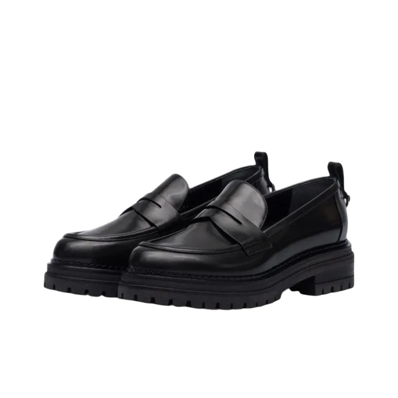 SERGIO ROSSI Round Toe Slip On Loafers Women's-2