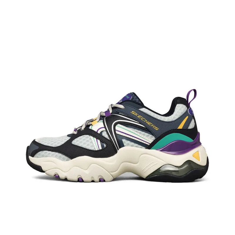 Skechers D'Lites Low Top Daddy Shoes Blue/Purple Women's-0
