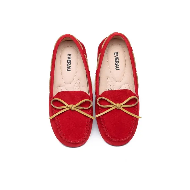 EVERAU Women's Casual Shoes Women's Low Top Red-2