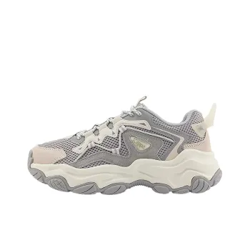 Kappa Breathable Coverage Low Top Chunky Sneakers Unisex Gray