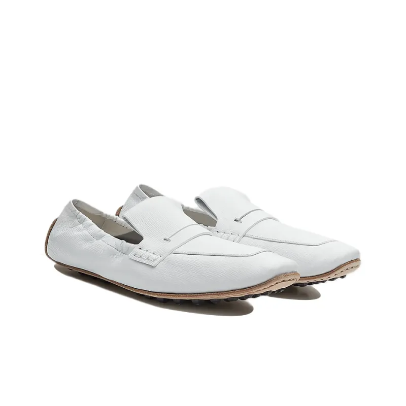 HERMES Echo Casual Single Shoes Women's White-2