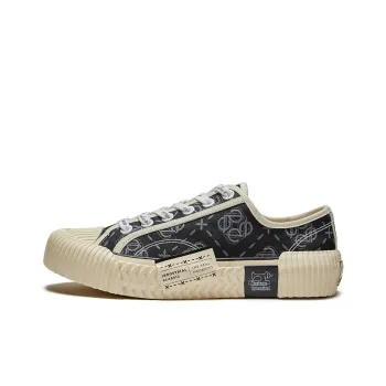 Excelsior Canvas Shoes Unisex Low Top Black White