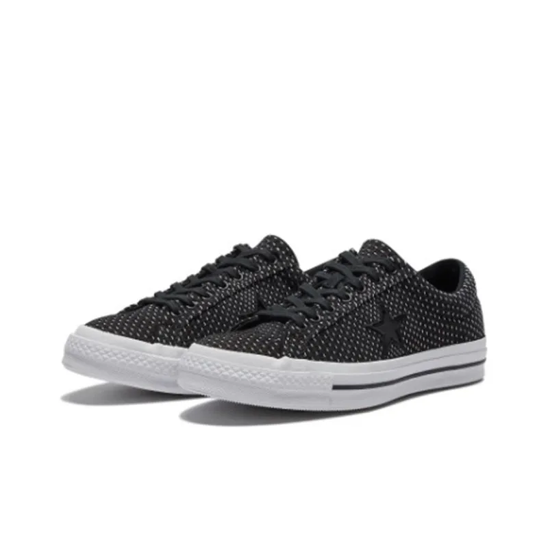 Converse One Star Black Polka Dots-2