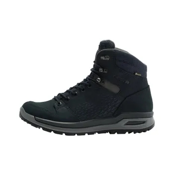Lowa Locarno GTX Anti-Slip Wear-Resistant Mid-Top Outdoor Shoes Men's Black