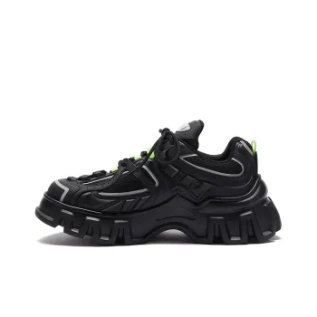 OGR Mecha Heavy Gravity Collection Mecha Chunky Sneakers Unisex Dark Black