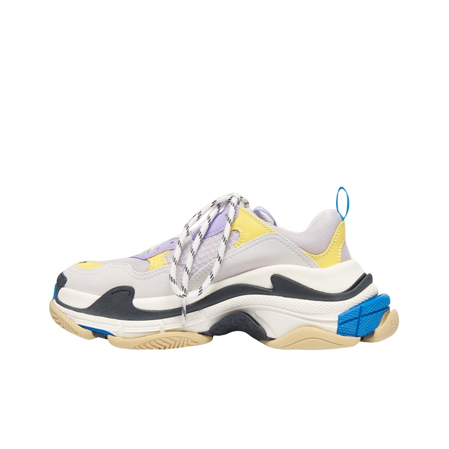 Balenciaga Women s Triple S Purple Yellow POIZON