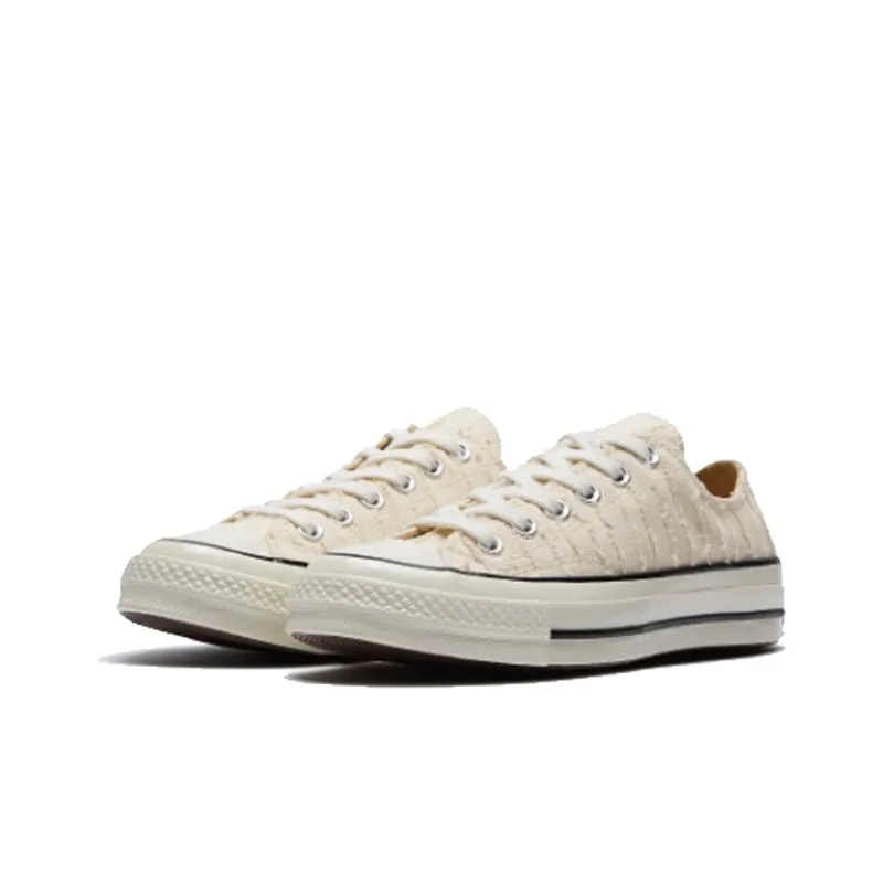 Converse Chuck 1970s Non slip Lightweight Low Top Canvas Shoes Women's Ecru-2