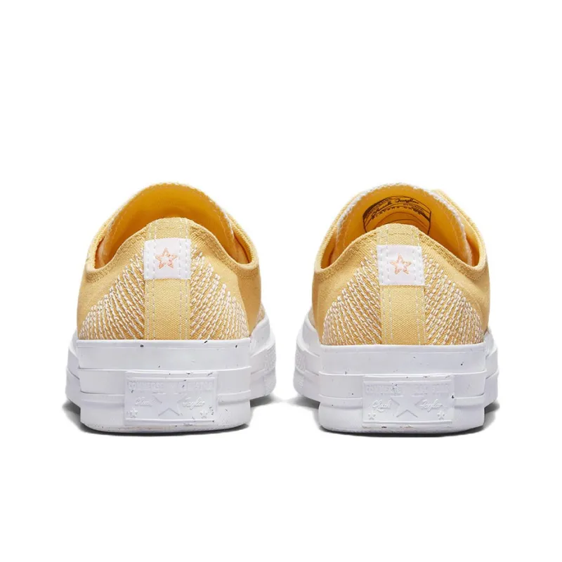 Chuck 70 Renew Converse Low 'Mango Yellow'-4
