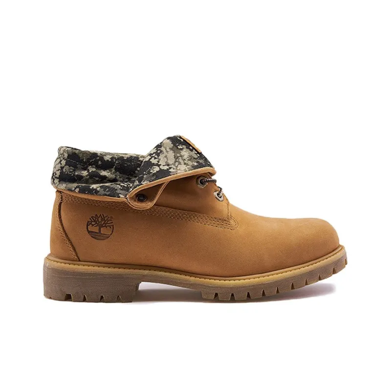 Timberland Roll Top Premium Boots Basic 'Wheat Olive Green Camouflage'-1