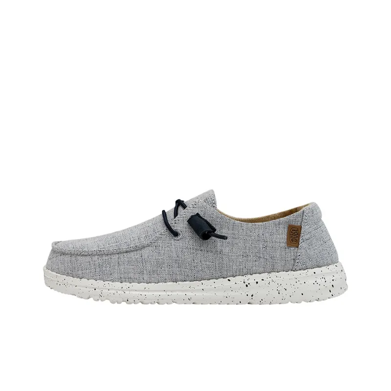 Heydude Women's Casual Shoes Women's Low Top Bright White Blue-0