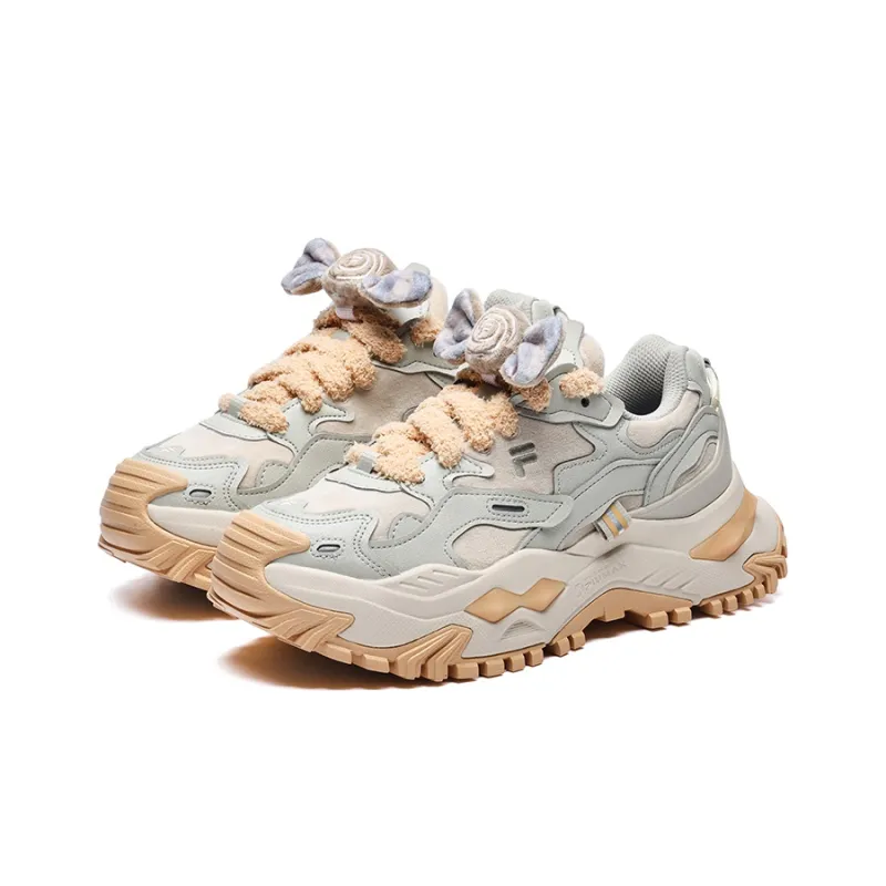 FILA FUSION Bianco Sneakers 'Grey Orange' Women's-2