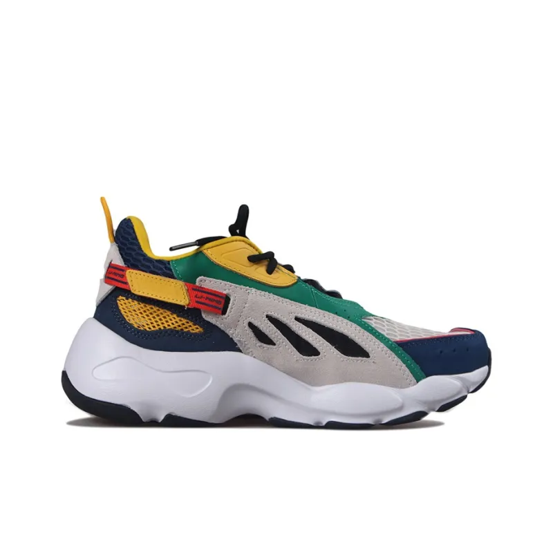 LiNing Butterfly Chunky Sneakers Men Low Top White/Blue/Yellow-1