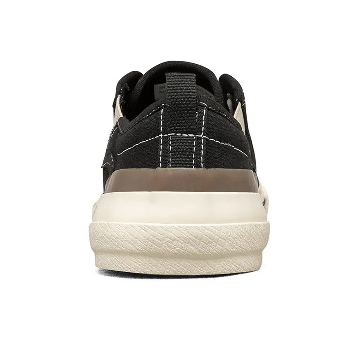 Skechers New Moon Canvas Shoes Gs Black Women's-3