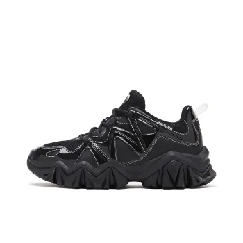 STARTER Wear resistant And Lightweight Low Top Chunky Sneakers Women's Black