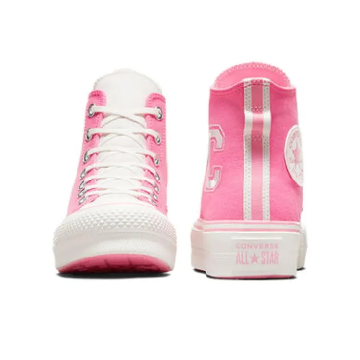 Converse Chuck Taylor All Star Lift Platform Retro Varsity High 'Oops Pink' Women's-4