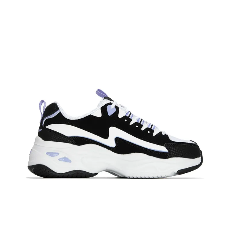 Skechers D'LITES 4.0 'Black Purple' Women's-1