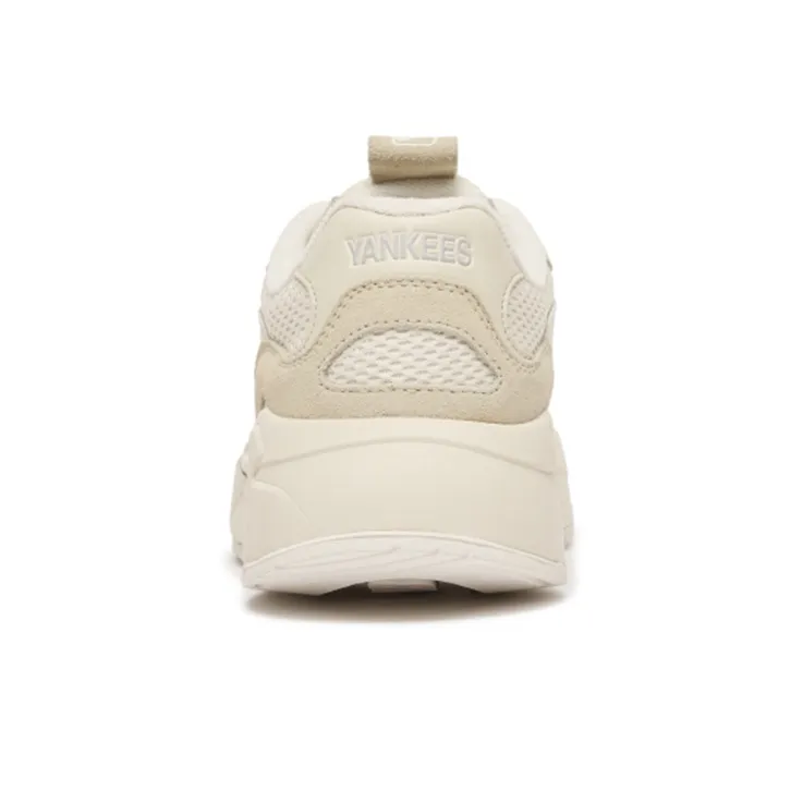 MLB Big Ball Chunky Lite SD Cushioning Anti Slip Wear Resistant Breathability Low Top Chunky Sneakers Unisex Khaki-4