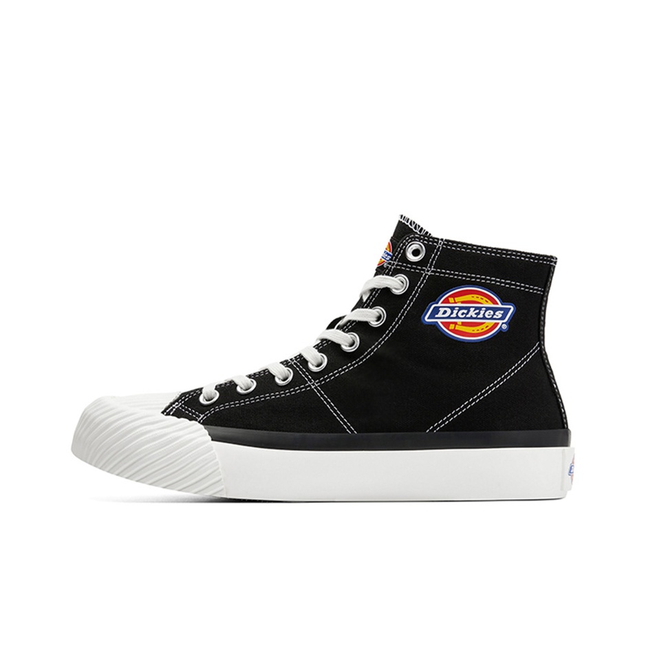 Dickies Canvas Shoes Unisex High Top Black POIZON