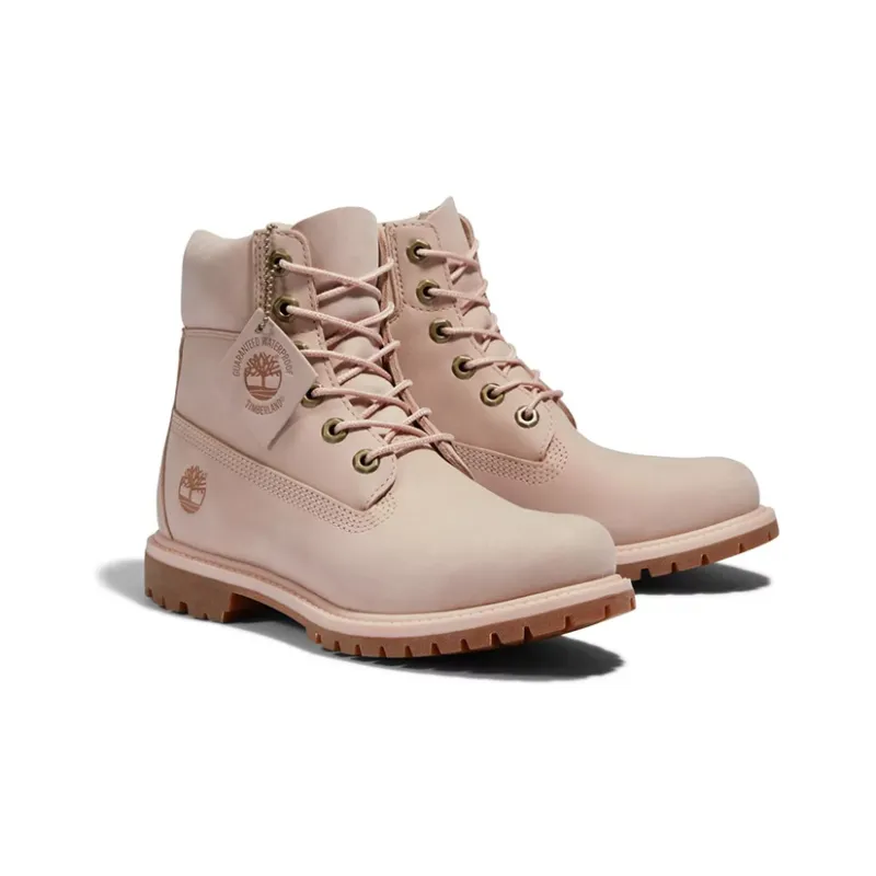 Timberland Premium 6 Inch Waterproof Boots 'Light Pink Nubuck' Women's-2